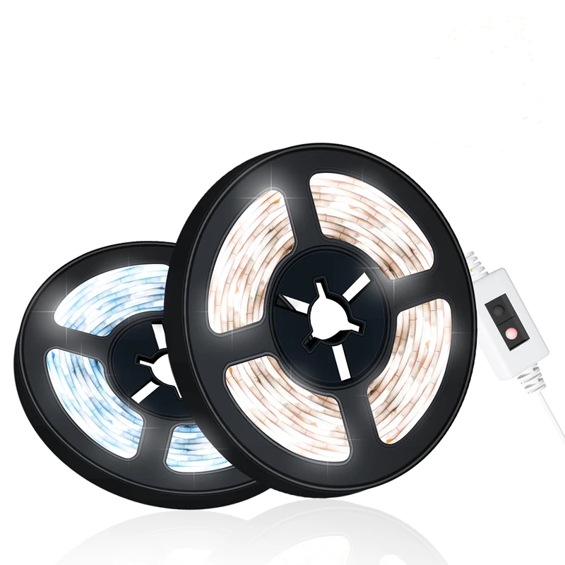 LED strip lights Hand sweep contral turn on off Waterproof strip Light Flexible adhesive lamp tape For Closet Stairs bedroom