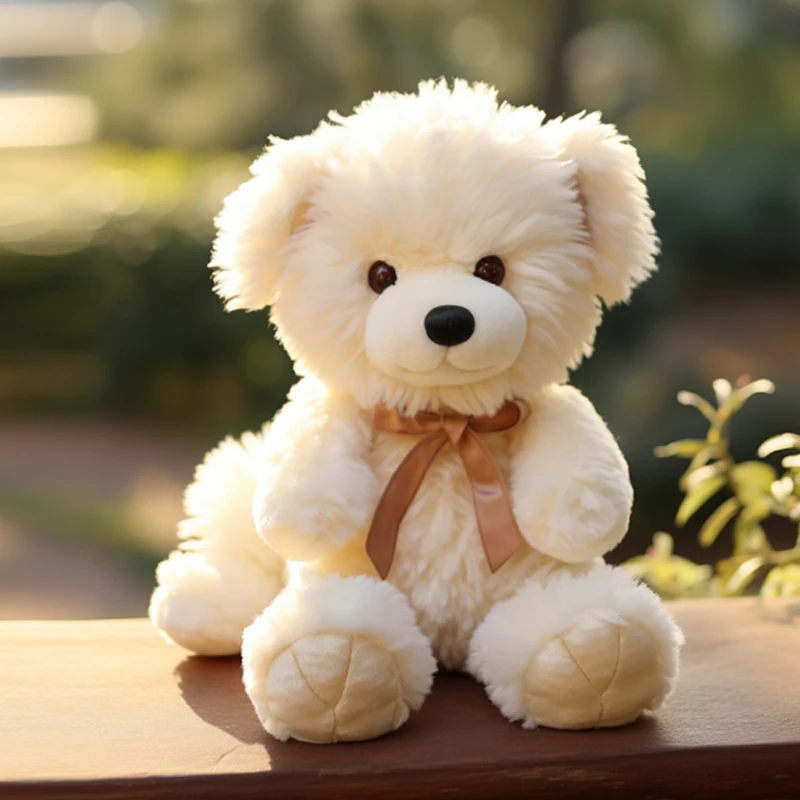 TUGE-Cartoon bear bag pendant figuration wholesale cute plush doll car key ring