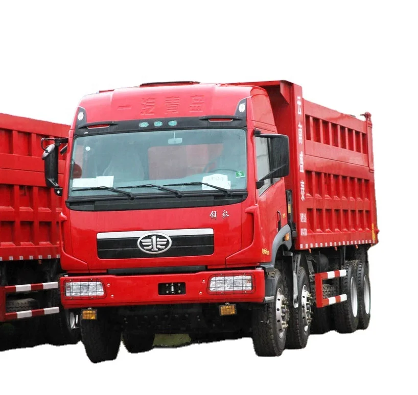 FAW HOWO FOTON SINO Brands 8x4 Heavy Duty 70 Tons J5P RHD Right Rudder Dumper Trucks for Sale