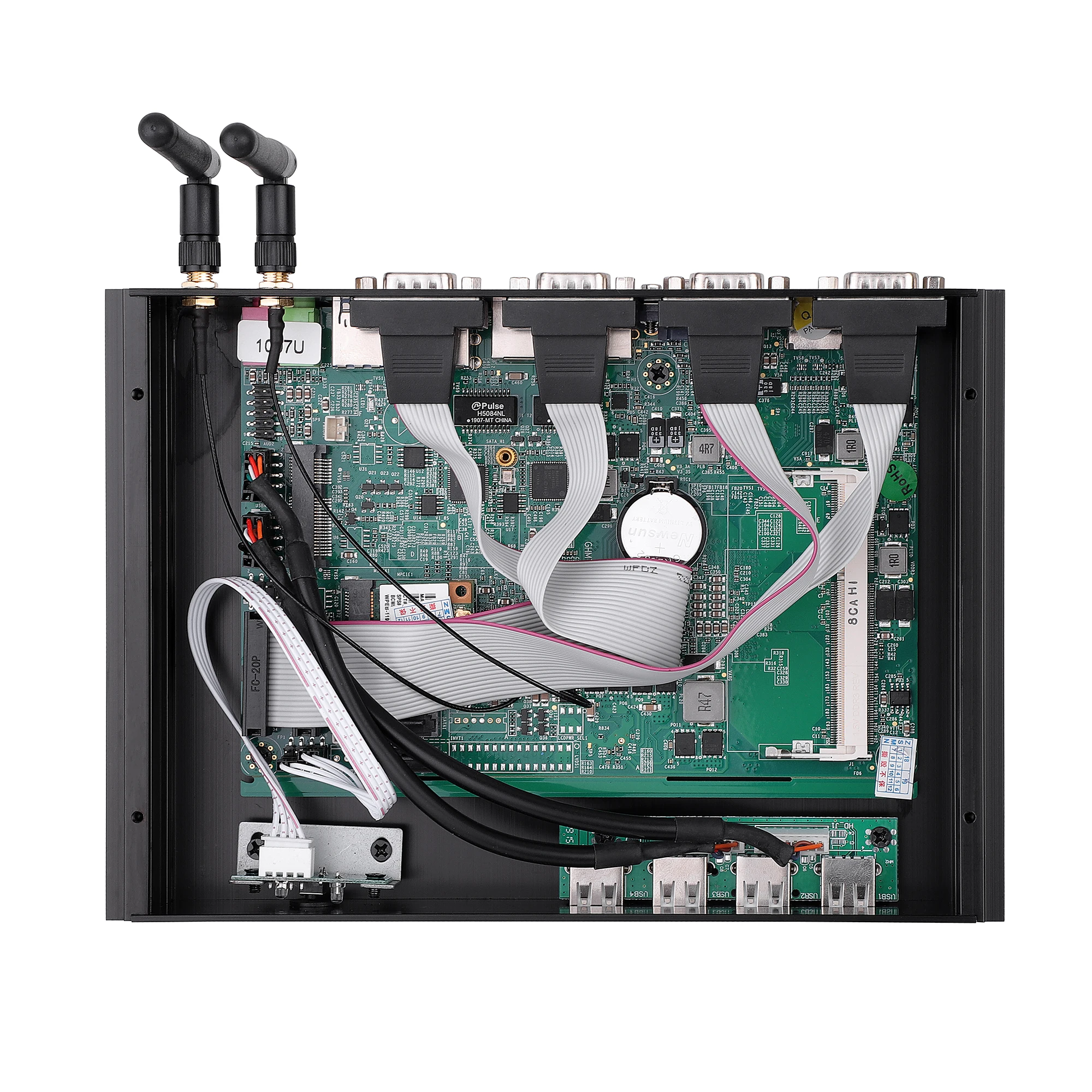 Industrial Computers Support WIN XP OS with Celeron 1037U i5-3317U Dual Core 4COM RS232 Small BOX PC