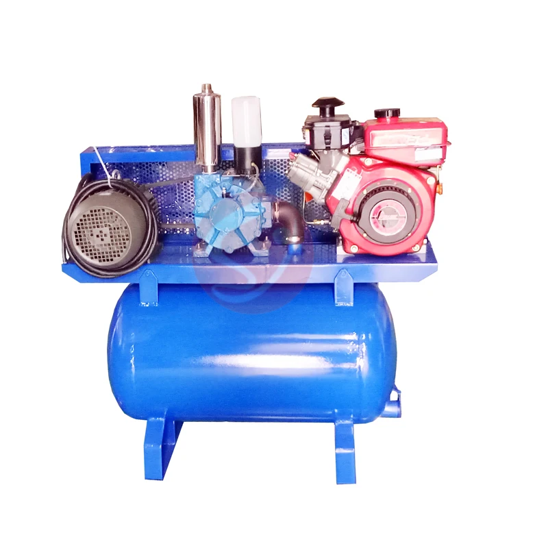 550LPM Electric starter Diesel engine Vacuum Pump in fixed cow milking machine