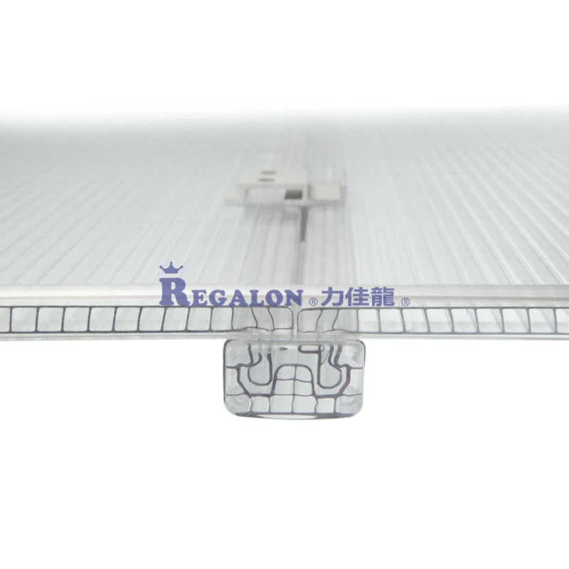 Sunshine Multiwall PC sheet Polycarbonate U lock sheet
