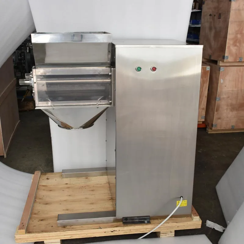 YK160 Swing granulator Powder processing line health product Powder Mixer Granulator Pellets Lab Chemical roller dry granulator