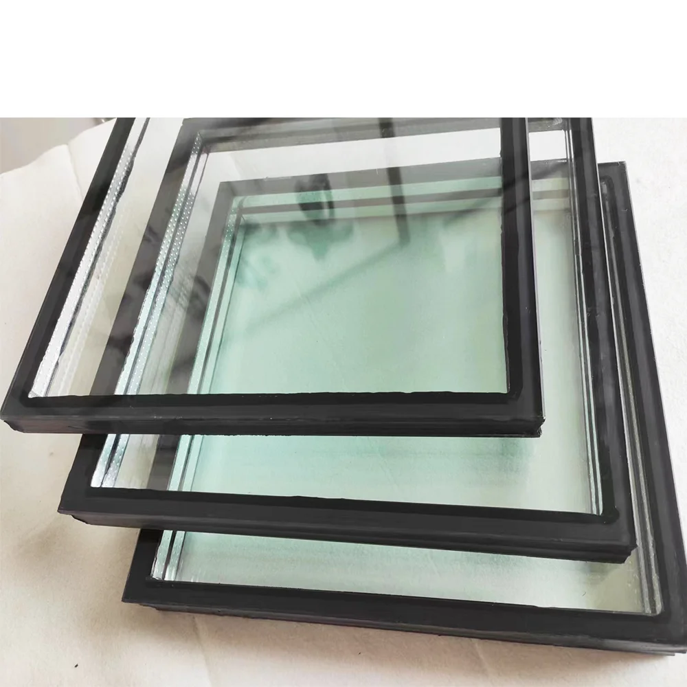 High Quality Frameless Insulated Glass Partitions Aluminum Tempered Glass Aluminium Window 6.5 Inch