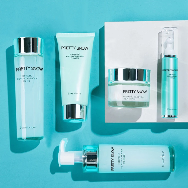 Retinol private label organic pure natural women facial moisturizing whitening skin care set