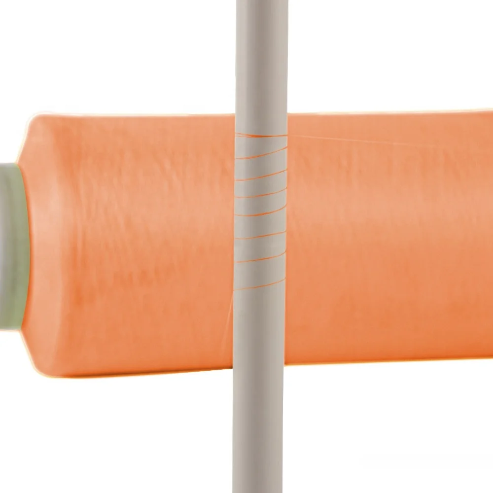 Промышленная швейная нить, переработанная 50d 100% полиэфирная пряжа из Китая