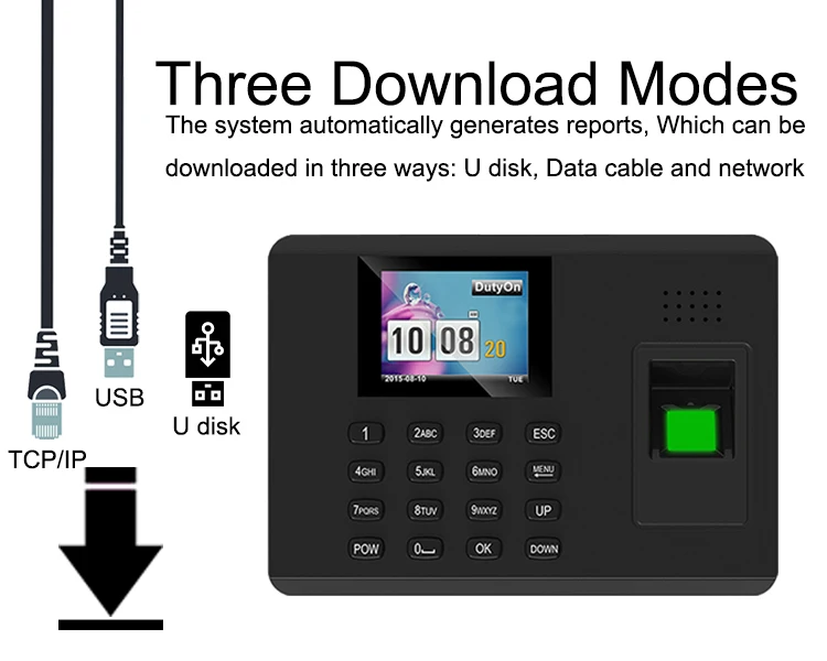 
Eseye TCP/IP RFID Card Attendance Machine Biometric Fingerprint Time Attendance System 