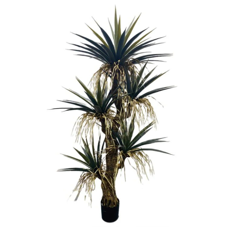 Хит продаж высокое качество искусственные растения агавы Sansevieria растение бонсай для наружного и внутреннего офиса зеленые орнамент