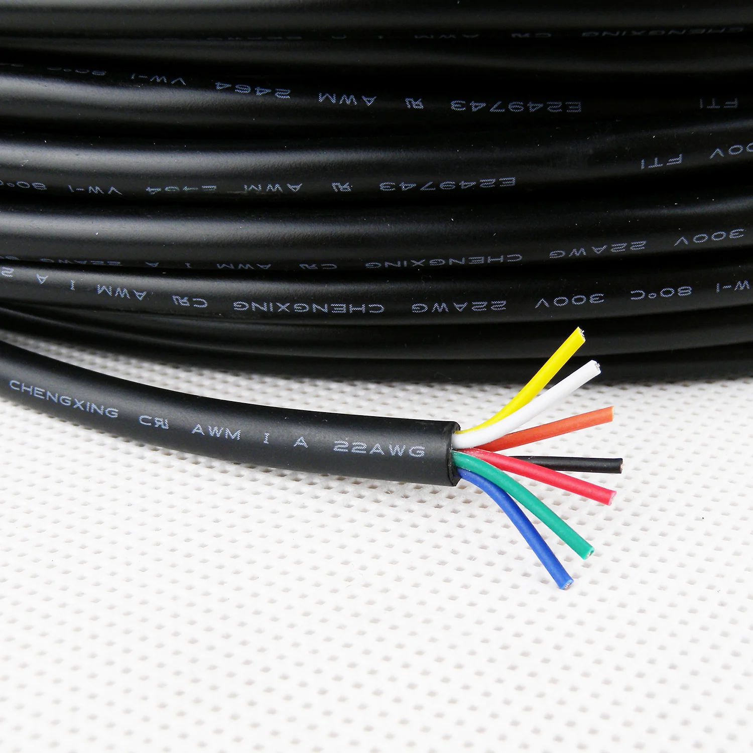 Кабель UL2464 с покрытием провода 30 28 26 24 22 20 18 16 14 12 10 8 AWG Медный 2 3 4 5 6 10-жильный мягкий кабель для
