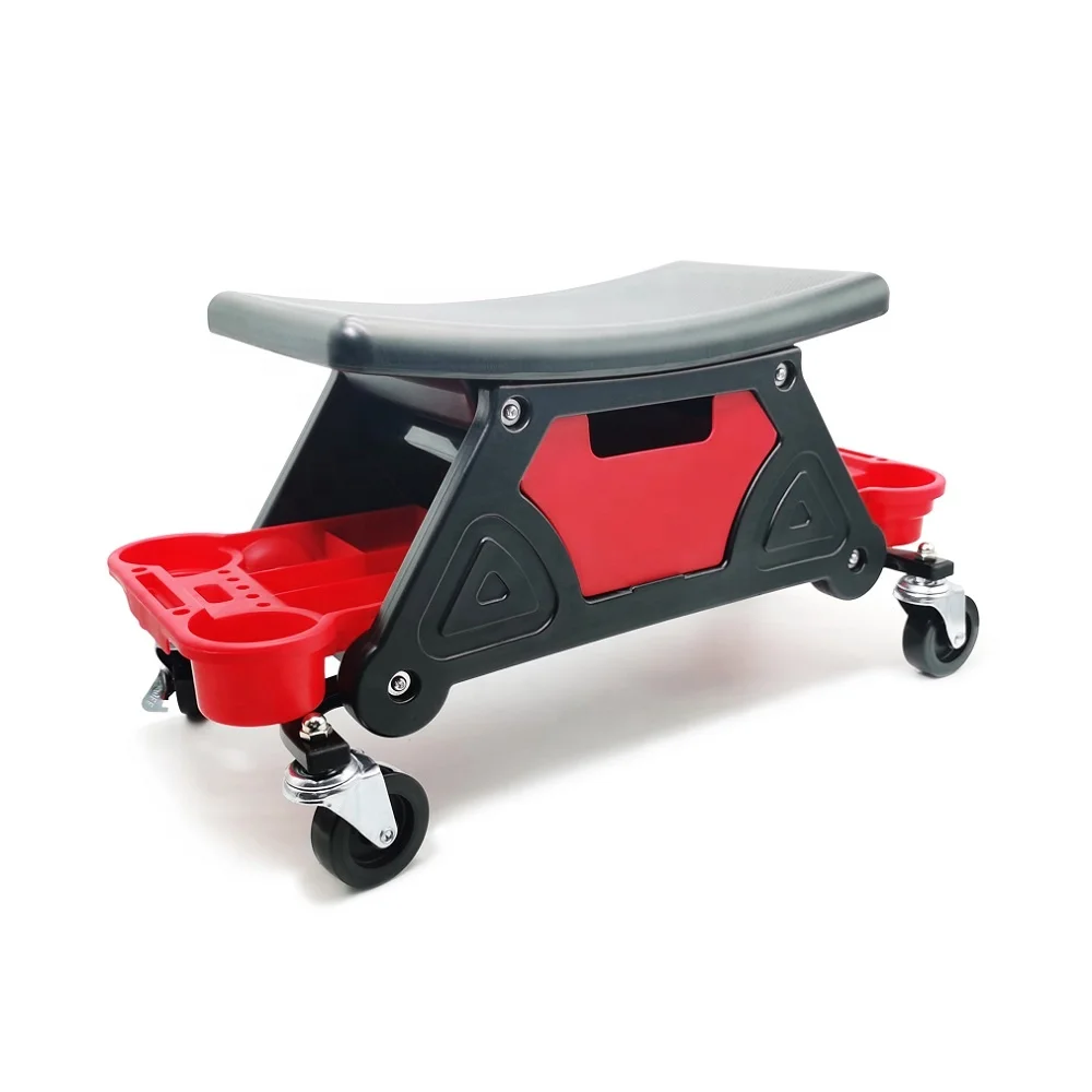 GlossOnly Heavy Duty Roller Mechanics Seat Mobile Rolling Utility Creeper Seat Or Chair For Detailers