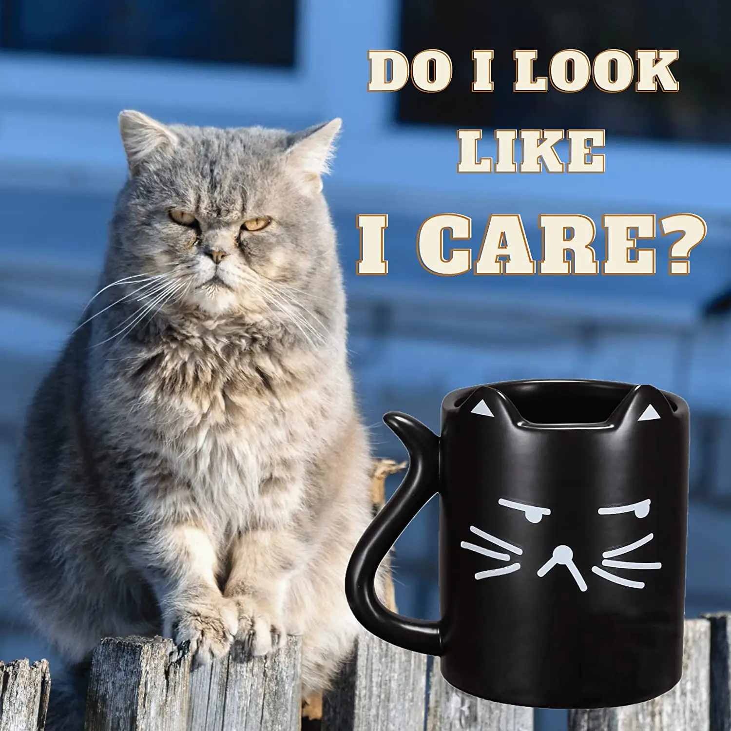 Funny  magic mug Cat Coffee cups For Cat lovers Heat sensitive Color changing mug