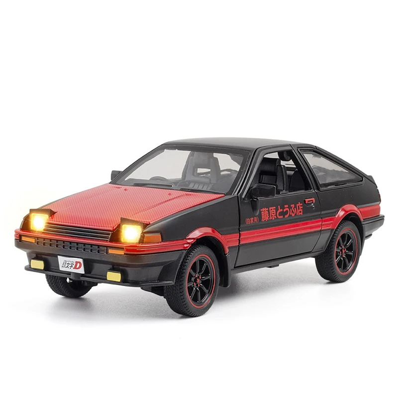 Модель автомобиля Toyota Ae86 Initial D литая игрушка 1/20/24/28