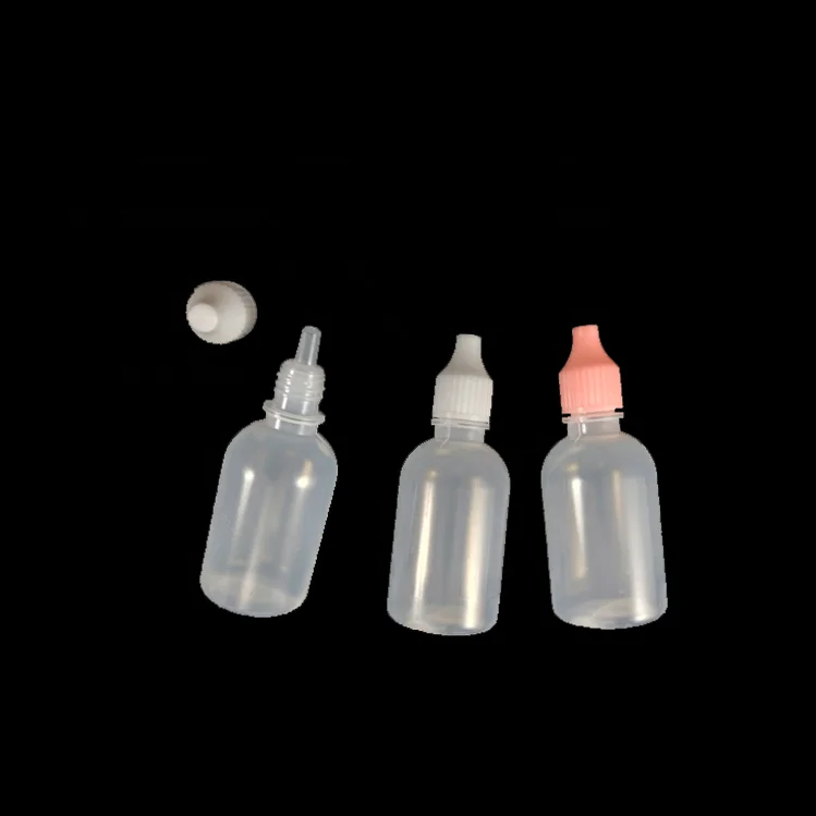 
Cute eye 30ml flat dropper plastic bottle 