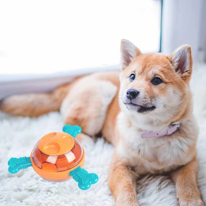 Dog Pet Interactive Toy Exercise Bite Power Abilityand Clean Teeth Coated with Meat Paste Peanut Butter for Pets To Lick