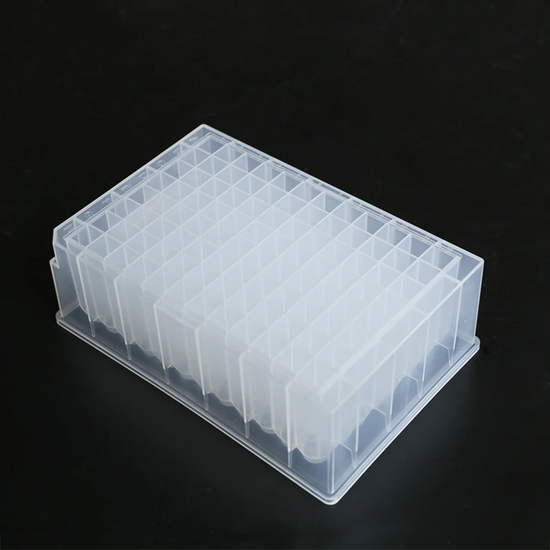 Глубокая Квадратная тарелка на 96 лунок с V-образным дном 1 6 мл для лабораторных принадлежностей OEM в