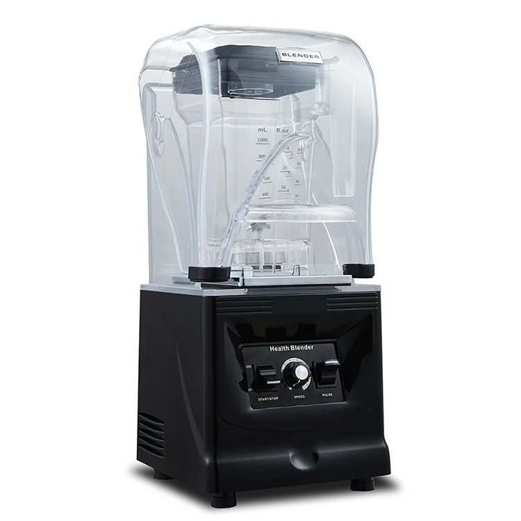Hotel Shop Food Processor Heavy Duty Commercial Blender with Soundprood for Smoothie