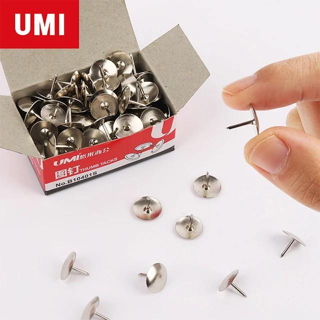 
UMI Stationery Factory direct production New fashion High Quality Office Durable Metal Pushpin 