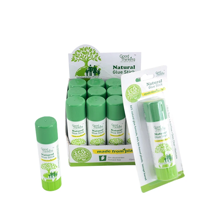 Natural eco friendly school glue stick,custom glue stick tube,glue stick stationery