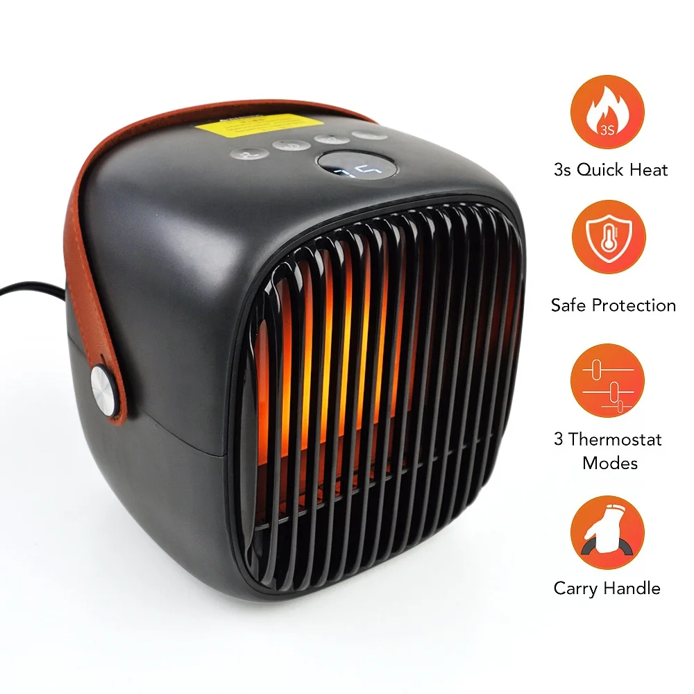 Портативный мини-обогреватель быстрый нагрев тихий электрический нагреватель теплого воздуха