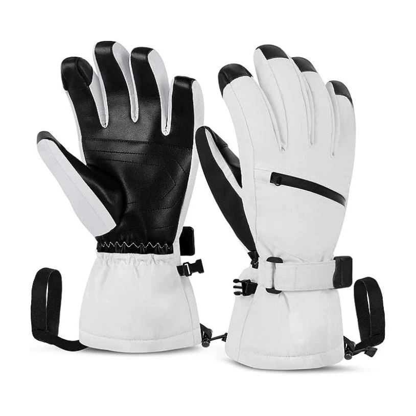 Winter waterproof wholesale touch screen gloves sport electric heating glove ski gloves