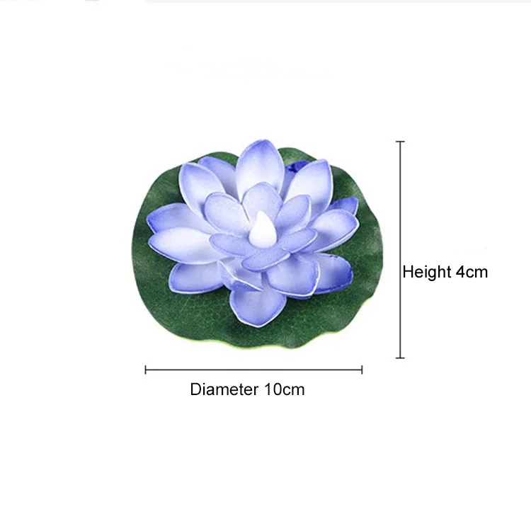 High Quality Small  Led Lotus Wish Lanterns  Floating Water Sensor Lotus Lanterns