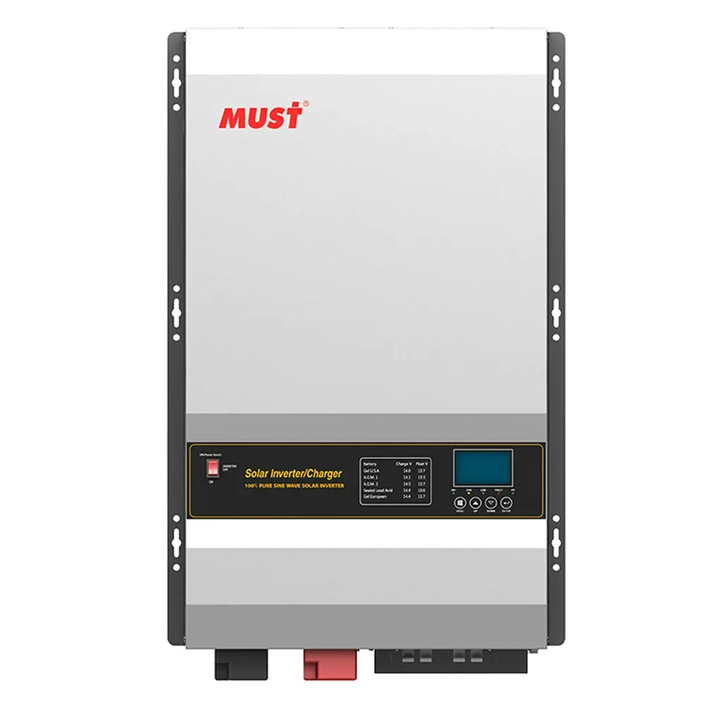 Солнечный инвертор MUST 120 В/240 в 48 12 кВт немодулированного синусоидального сигнала с Wi-Fi-мониторингом для домашнего использования американского