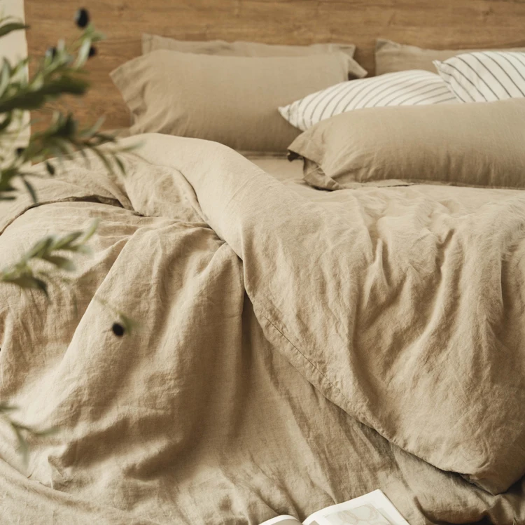 GOTS Stylish Fabrics In Fashion History Sheets For Beds Belgian Flax Linen Comfort Bed Sheet Bedding Set
