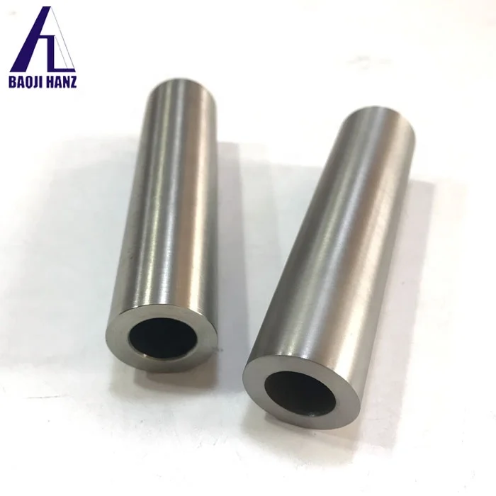 Baoji hanz manufacturer Pure wolfram tungsten tubes from China
