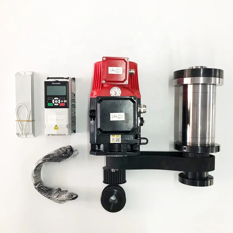 С ременным приводом A2-6 шпинделя токарного станка с полным набором мотора и частотно-регулируемым приводом