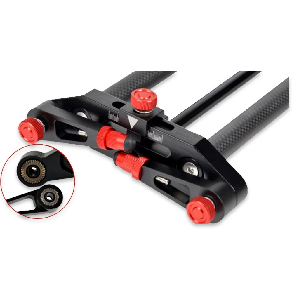 Portable camera track Freshphoto 100cm carbon fiber shooting moving auto photography dv camera electronic slider