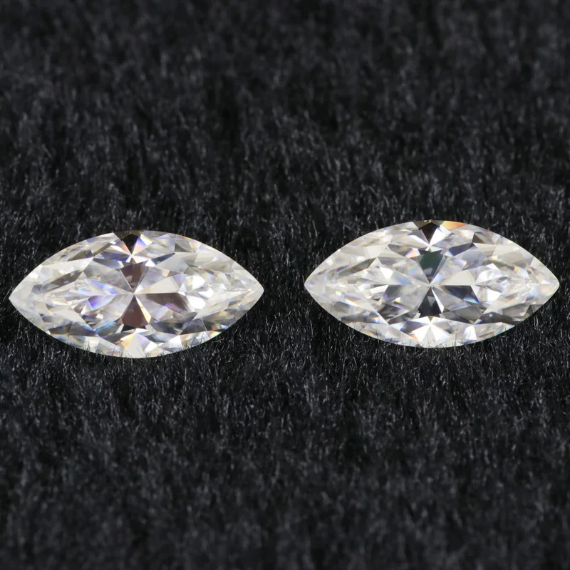  Стандартный ограненный камень с муассанитом EF color 1ct marquise оптовая продажа из Китая