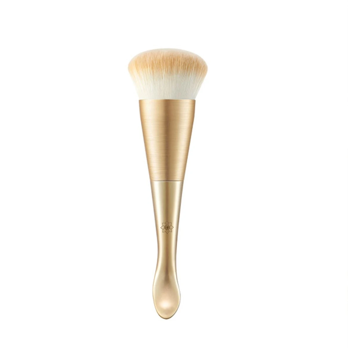 Wholesale Makeup Brushes Single Synthetic Fibre Brush Gold Al alloy Tube Beauty Concealer Smudge Brush