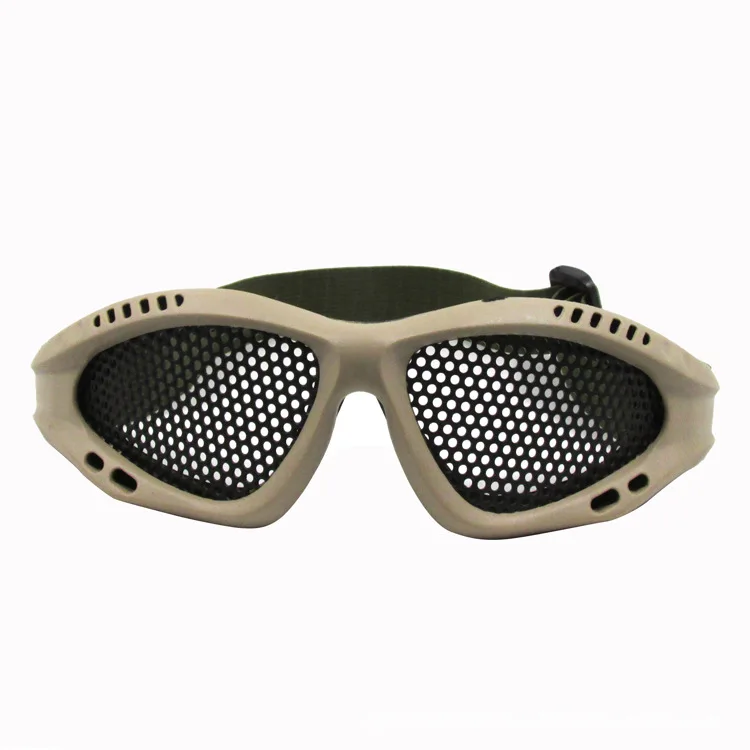 Paintball Goggles Net Protection Hunting Glasses Tactical Steel Metal Mesh Goggles