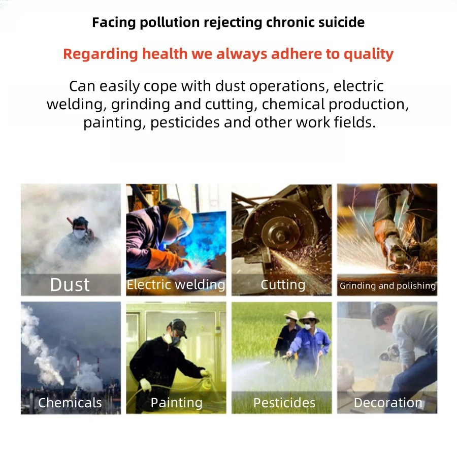 Gas mask accessories disposable anti-static high-efficiency adsorption filter cotton