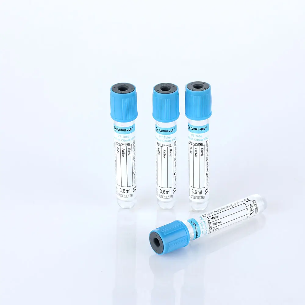Hospital Use Surgical Single Use Vacuum Blood Collection Glass Tube Disposable Evacuated Blood Collection Vacuum Tube