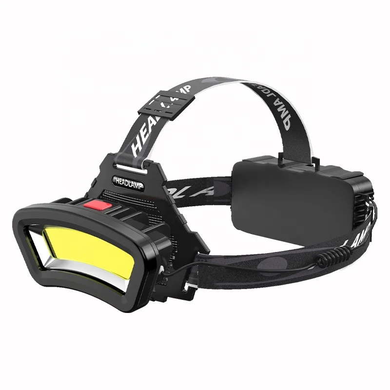 Head torch USB Rechargeable Led Head Lamp,Waterproof COB Headlight 4 Modes and Adjustable Headband Headlamp