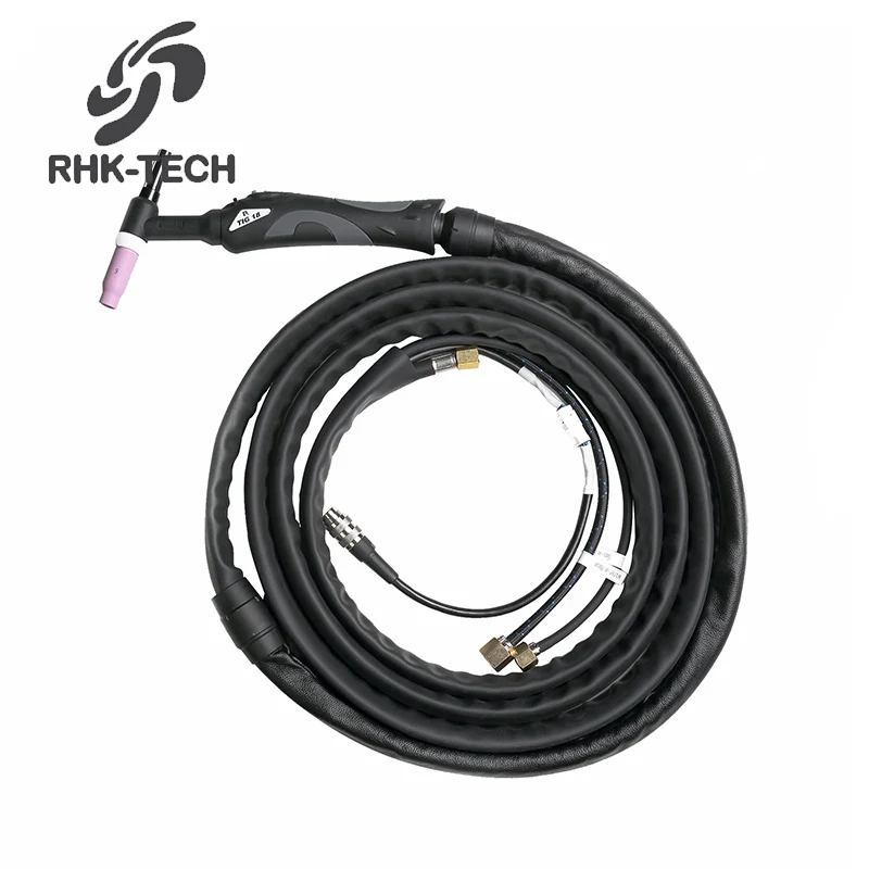 RHK TECH WP18 OEM Customized 320Amp Duty 100% DC Argon Water Cooled TIG Welding Torch