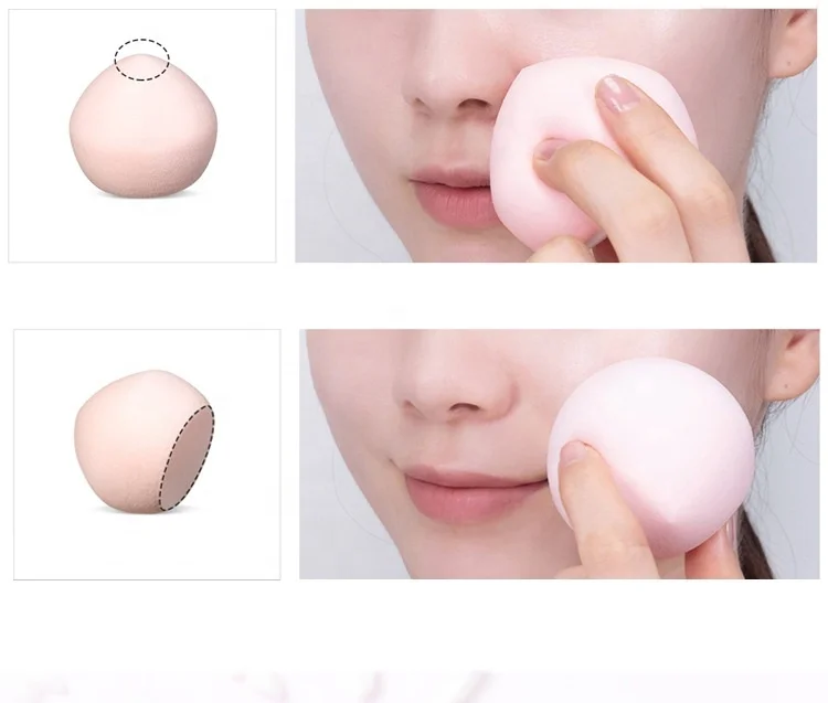 
Newest Design Peach Super Soft Pink Makeup Beauty Egg Cosmetic Blender Sponge Puff 