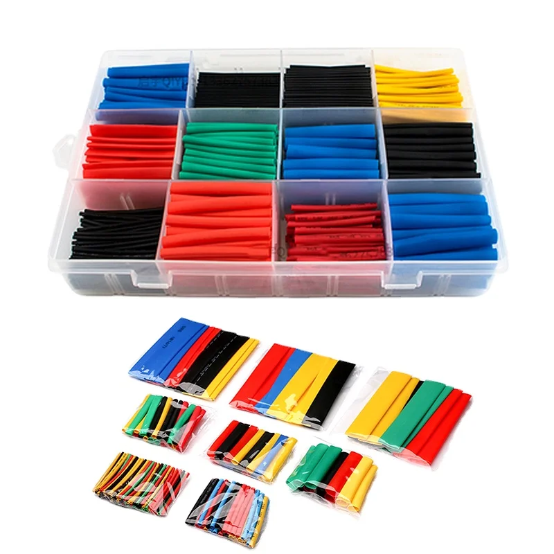 1:2  Ratio Heat shrink Tubing Thermoresistant Tube Heat Shrink Wrapping Kit Electrical Connection Wire Cable repair
