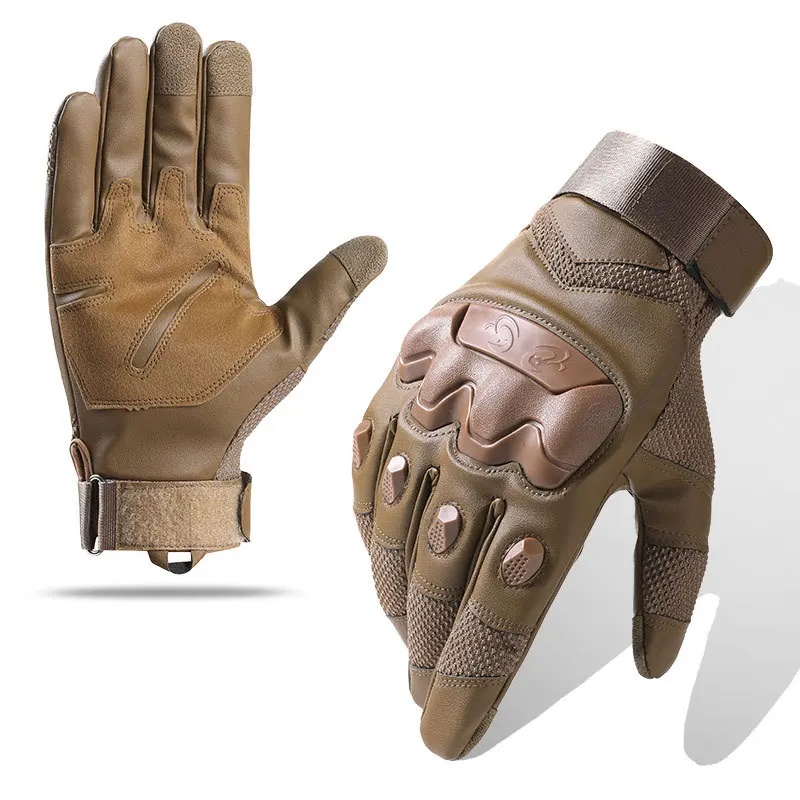High Quality Polyester Motorcycle  Wind-Proof and Wear-Resistant Protective Work Gloves for Winter Riding tactical equipment