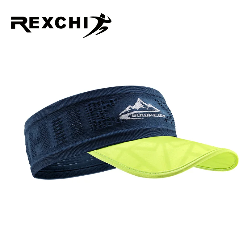 REXCHI XMZ249 Visor Hat Wholesale High Quality Custom Football Sport Adjustable Print Logo Sun Visor Cap Hat