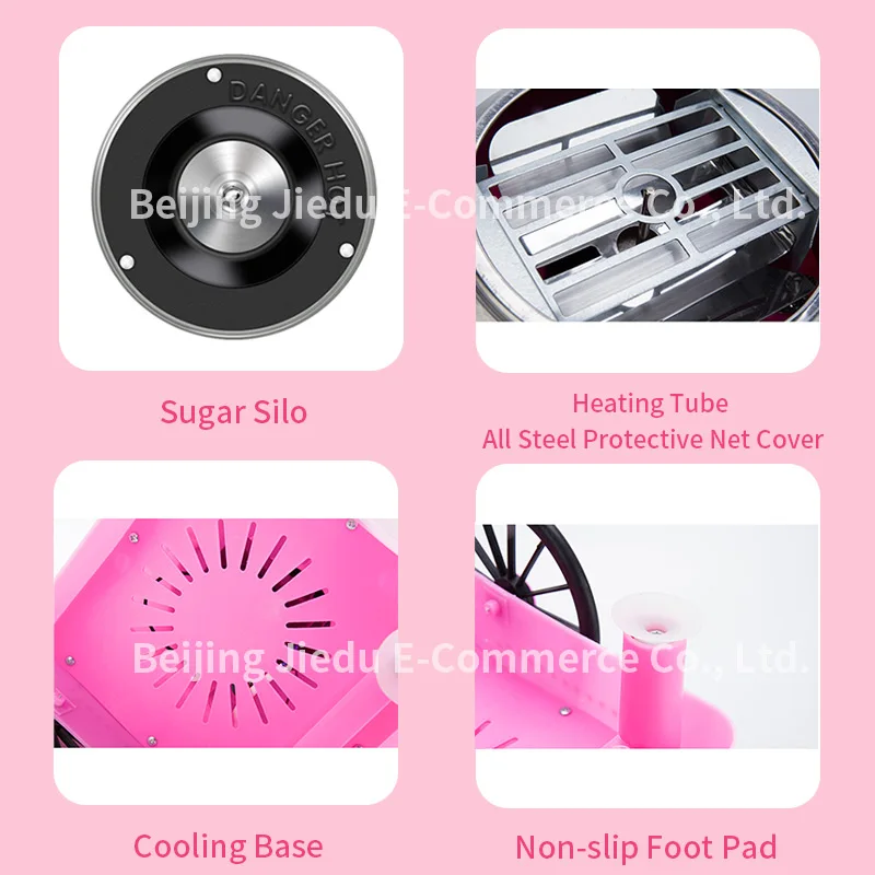 Sweet Automatic Electric Sugar Candy Floss Marshmallow Maker Cotton Machine For