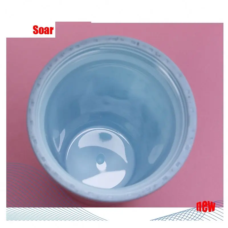 SOAR 16Oz горячая Распродажа двойная настенная цветная блестящая пластиковая чашка для питьевой воды с крышками и