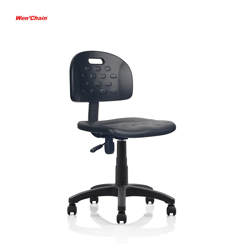 Microbiology Laboratory Furniture Commercial Small Black Anti-static Pu ESD Lab Chair