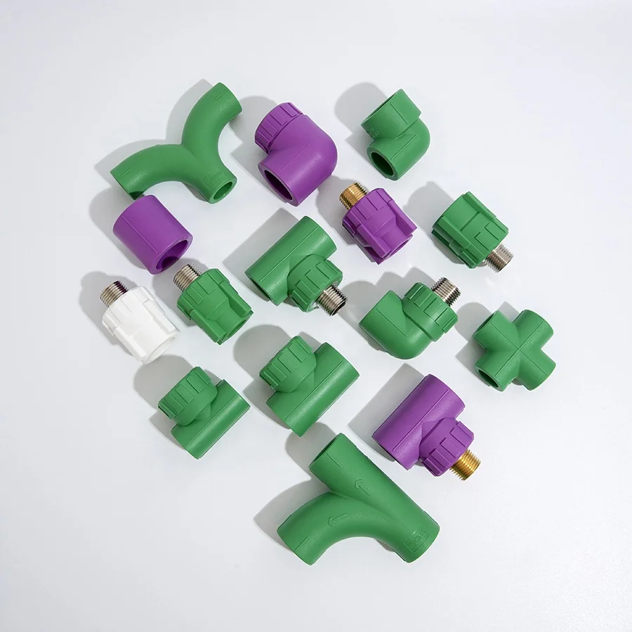 REHOME Factory PPR Female Threaded Elbow Pipe Plumbing Fittings Tee Elbow Socket Cast Brass 50mm Polypropylene Tube Fittings