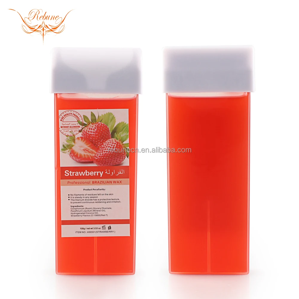 Soft Depilatory Wax Smooth and Painless Hair Removal Wax Roll on 100g Tea Tree Roller Cartridge Wax