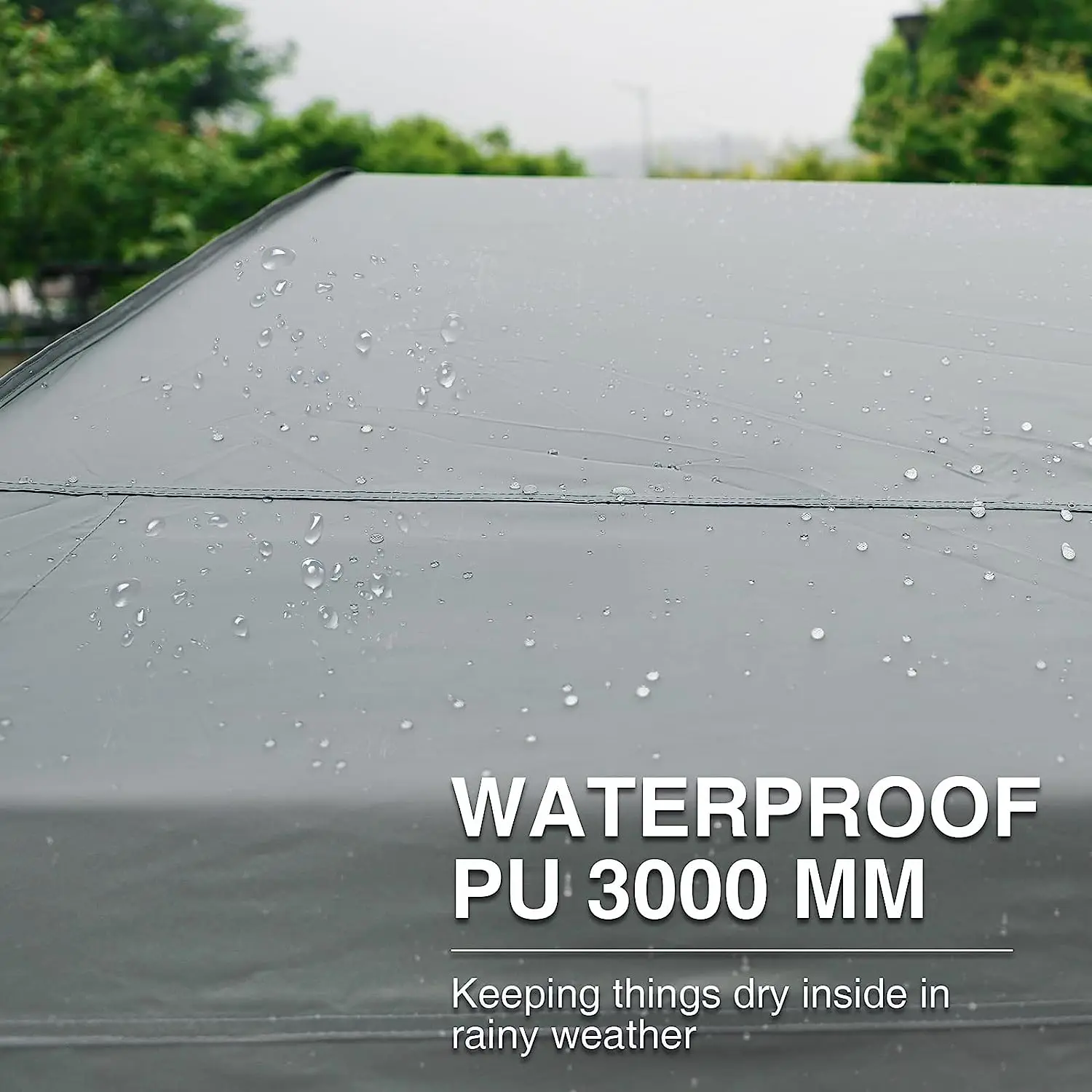 7.4 x 6.2 Outdoor Storage Tent with Vents Carport Canopy with Waterproof Cover Temporary Shelter for Bike, Motorcycle