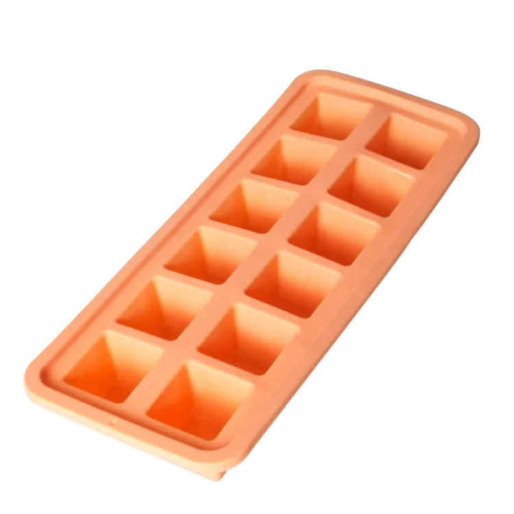 Odor Free Reusable 12 Cubes Silicone Ice Cube Tray Ice Mould Ice Maker