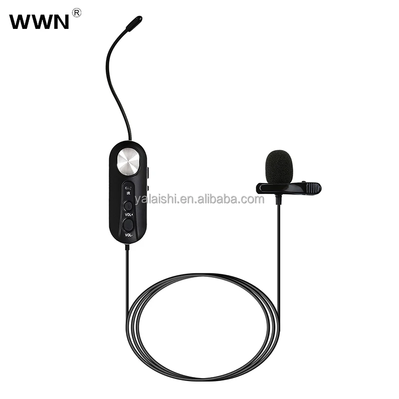 Wireless lavalier microphone UHF FM, no cross-frequency interference, strong versatility, computer teaching guide