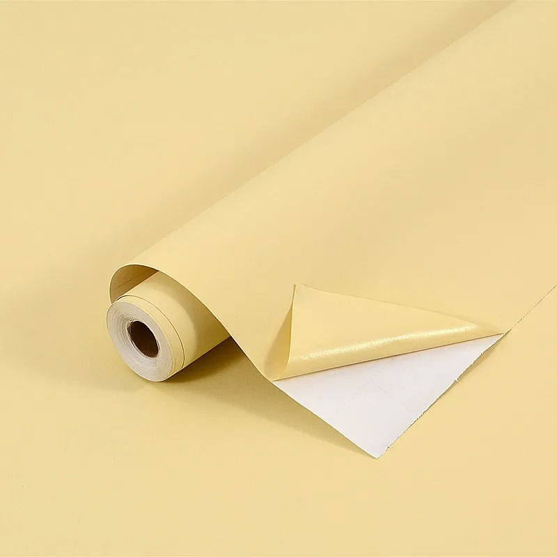 simple solid color peel and stick wallpaper for home hotel desk decor waterproof adhesive sticker wall decor